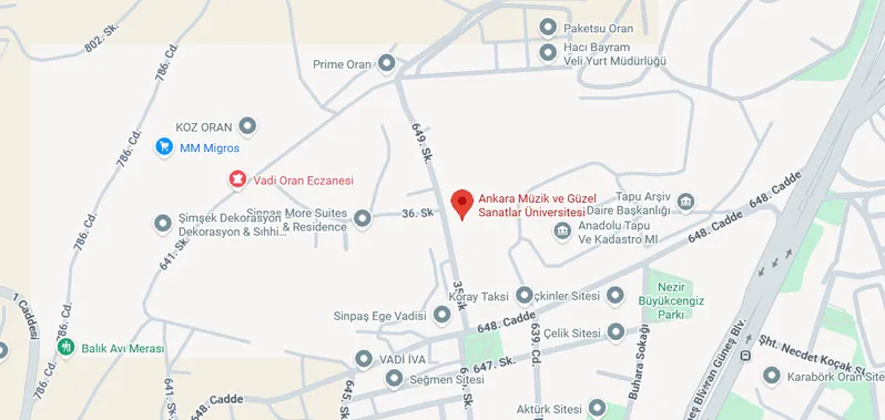 Mgu university map
