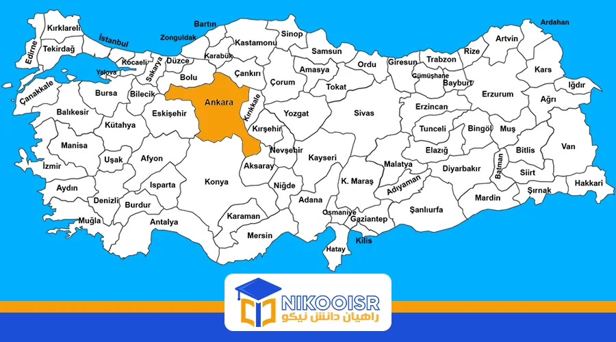 نقشه آنکارا