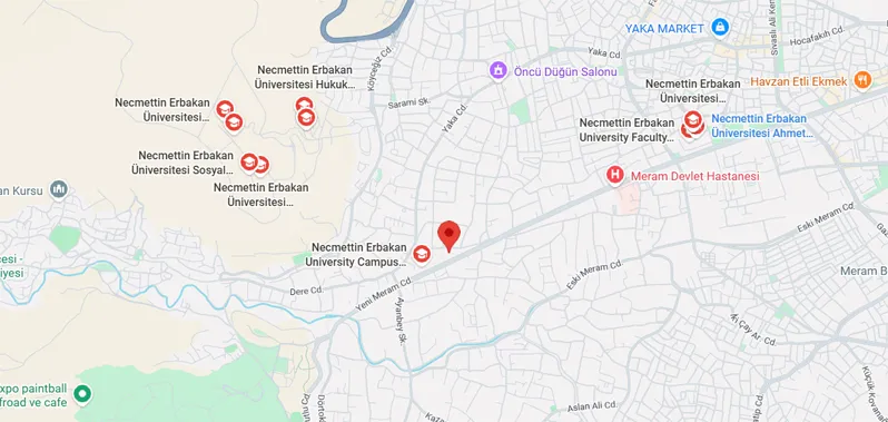 آدرس دانشگاه نجم الدین اربکان